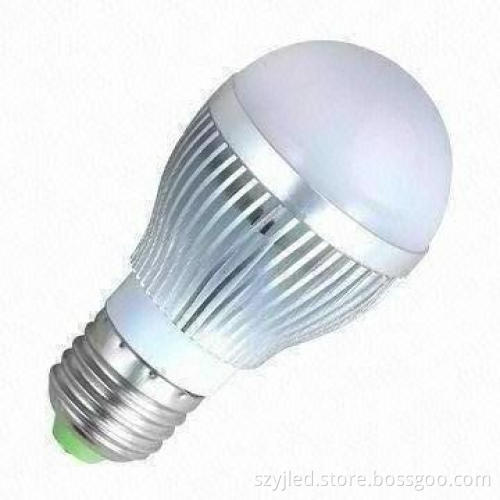 8W High-power E27 LED Bulb with 100 to 240V AC Input Voltages and 700lm Luminous Flux